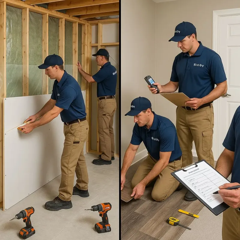 Repairs and Reconstruction process in Dudley, MA